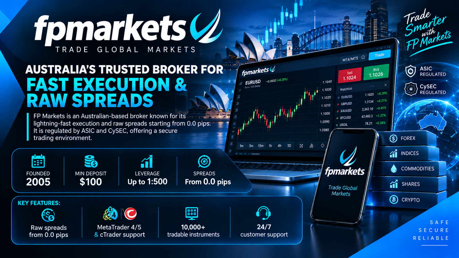 FP Markets trading broker platform