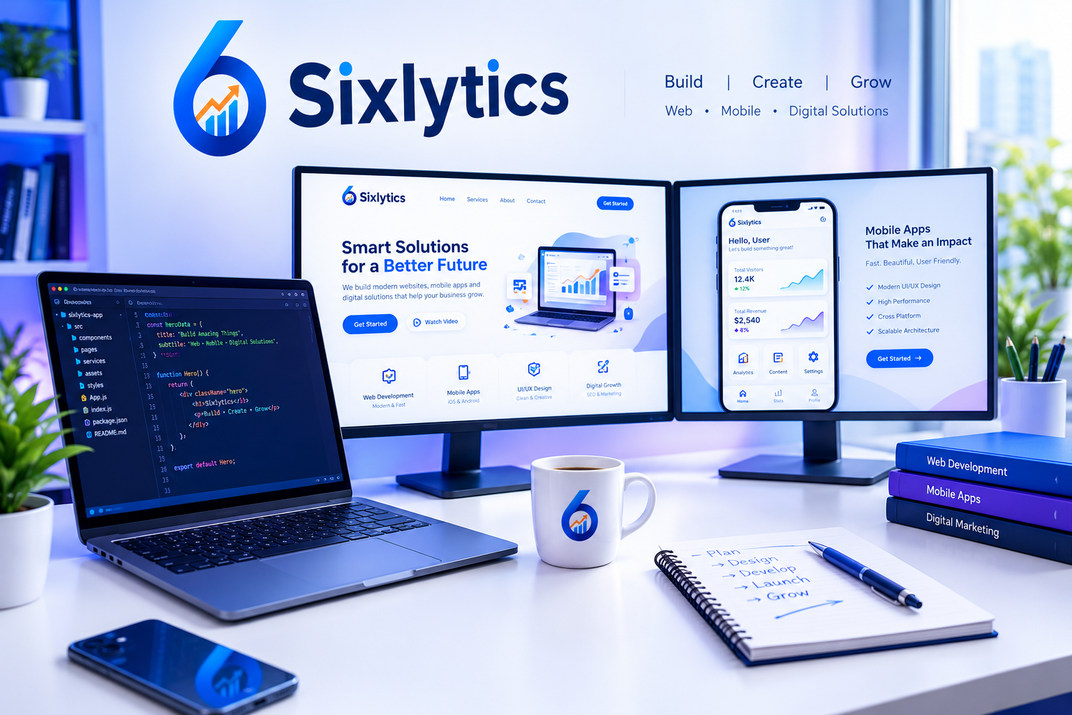 I will develop a custom website or software for your business.